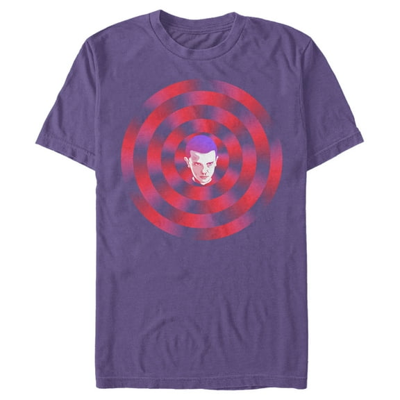 Netflix Men's Stranger Things Eleven Hypnotic Portrait Graphic T-Shirt