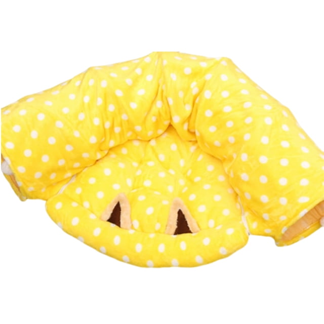 Billuyoard Cama para gatos, túnel plegable, juguete para conejos, caseta extraíble para cerdos, ideal para gatos, gatitos, conejos, cobayas y Suministros para gatos