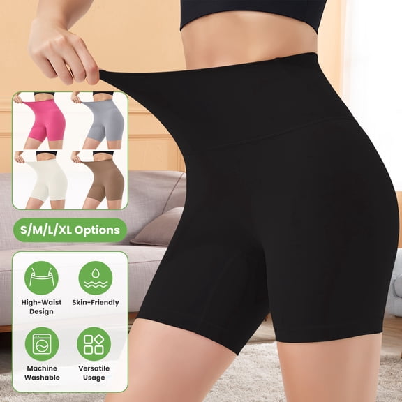 iMounTEK Women's High Waist Yoga Short 6.3" Inseam High Rise Bike Shorts Workout Running Volleyball Spandex Shorts