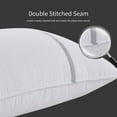 thumbnail image 4 of King Size Pillows Set of 4, Firm Hotel Pillows for Sleeping, Coolings Bed Pillows for Side & Back Sleepers, Down Alternative Filling, 20 x 34 Inches, 4 of 7