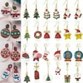thumbnail image 2 of EOEMY Santa Claus Elk Earrings Stud Drop Dangle Women Xmas Party Jewelry Christmas -119-Deer, 2 of 8