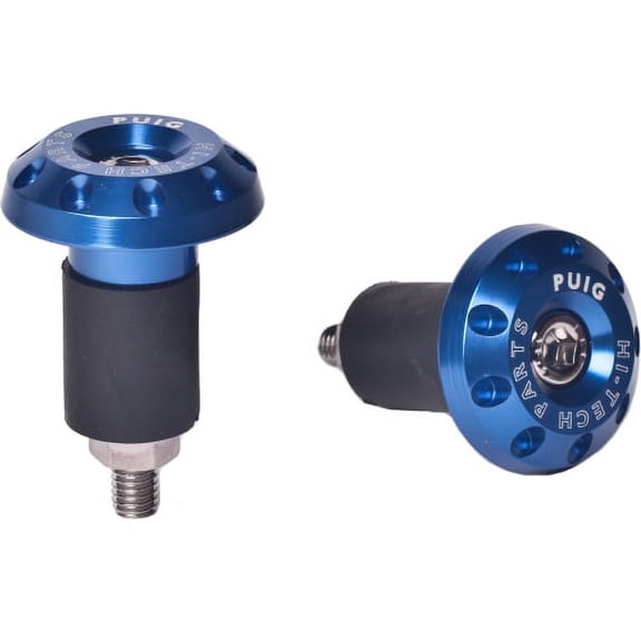 Puig 6222A Hi-Tech Bar Ends - Blue