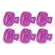 thumbnail image 1 of Cubiertas de cepillo de dientes en forma de pez ligeras de 6 piezas para viajar, plástico púrpura, 1 of 5