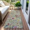 thumbnail image 6 of Addison Rugs Chantille Indoor/Outdoor Transitional Paisley Gray Washable Runner Rug, 2'3" x 7'6", 6 of 6