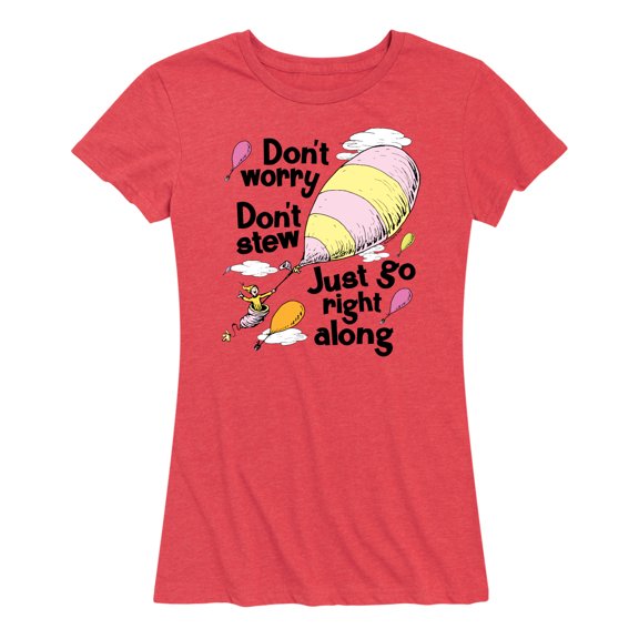 Dr. Seuss - Don't Worry Go Along - Women's Short Sleeve Graphic T-Shirt