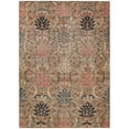 thumbnail image 2 of HomeRoots 603321 9 x 12 ft. Khaki, Terra Cotta & Black Damask Washable Indoor & Outdoor Rectangle Area Rug, 2 of 5