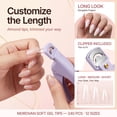 thumbnail image 2 of Morovan 240Pcs Almond Nail Tips with Quick-Dry Glue, Cuticle Pusher, Nail Files & Manicure Tools,Complete DIY Acrylic Nails Set for Home Salon, 2 of 9