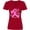 Red, variant on Inktastic Love, Care, Cure Breast Cancer Awareness Pink Ribbon Women's V-Neck T-Shirt
