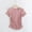 Pink Women Clothing, variant on Limited Time Deal kttectoa Stretch Slim Fit Pleated Curved Hem T Shirt Going Out Tops for Women Solid Tunic Tops Short Sleeve Crewneck Blouse for Women Up to 60% Off Street Wear