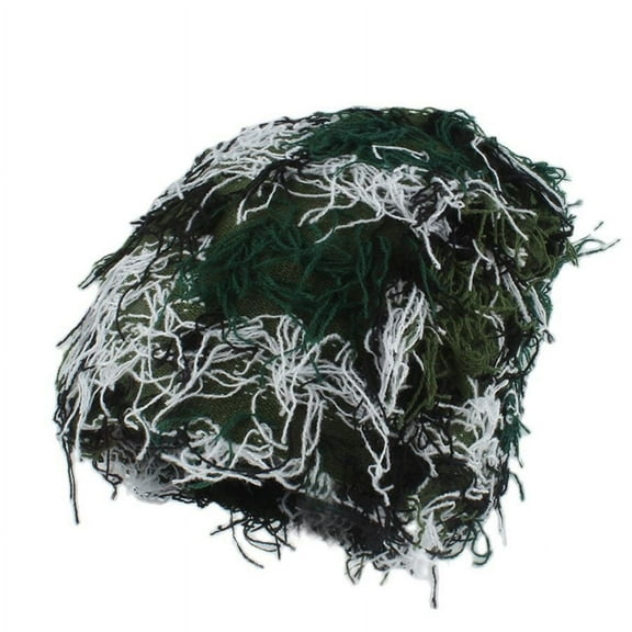 WREESH Distressed Knitted Fuzzy Beanie Thick Warm Snow Hats for Women and Men, Skull Cap for Outdoor Skiing Olive Green