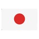 thumbnail image 1 of Bandera nacional de Japón, 90 x 150 cm, poliéster, 100 g, 1 of 1