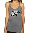 thumbnail image 2 of Wild Bobby, Mama Bear Animal Design, Animal Lover, Women Tri-Blend Racerback Tank Top, Premium Heather, Small, 2 of 4