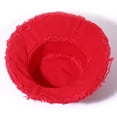 thumbnail image 3 of Boderier Sombreros de sol para mujer verano casual ala ancha algodón cubo sombrero playa vacaciones viajes accesorios, 3 of 4