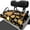 Honeycomb Bee, variant on chaqlin Bulldog Pattern Golf Cart Seat Cover Breathable, for Club Car Seat, Golf Cart Seat Covers, Compatible with Club Cars Yamaha