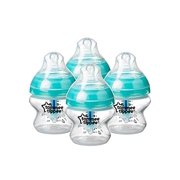 Tommee Tippee Anti-Colic Baby Bottles, Slow Flow Breast-Like Nipple and Unique Anti-Colic Venting System (9oz, 4 Count)