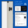 thumbnail image 3 of Inlight 24-inch 3 Color Levels LED Under Cabinet Lighting, Hardwired or Plugged-in, 2700K/3000K/4000K, Brushed Nickel Finished, IN-0210-3-SN, 3 of 10