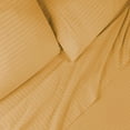 thumbnail image 4 of Superior 400 Thread Count Egyptian Cotton Sheet Set Of 4 Pieces, Gold, King, 4 of 9