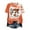 Orange, variant on enyan Halloween Women Shirts Pumpkin Printed Cute T Shirts Orange Graphic Tops Fall Tee Fashion Orange,M