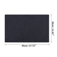 thumbnail image 3 of Unique Bargains 4 Pcs Rectangular Solid Color Flax Placemat 17.72"x11.81" Black, 3 of 5