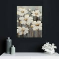 thumbnail image 4 of COMIO White Flower Canvas Wall Art: Gold Floral Picture for Living Room, Framed White Flowers Painting Bedroom Bathroom Decoration, 4 of 4