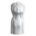 thumbnail image 2 of Jarrón para decoración, jarrón de cerámica de diseño moderno, centro de diseño para el hogar, decoración de Chica bnca Baoblaze Jarrón de ceramica, 2 of 8