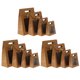 thumbnail image 4 of GOOHOCHY 12 bolsas de regalo navideñas con ventana, de papel kraft, con lazo y asa., 4 of 8