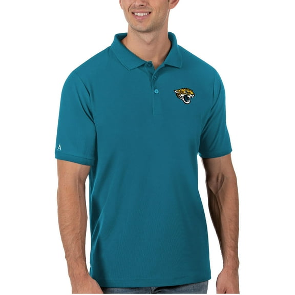 Men's Antigua Teal Jacksonville Jaguars Legacy Pique Polo