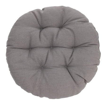

NUOLUX Round Floor Pillow Cushion Cotton Linen Pouf Seat Cushion Yoga Window Tatami Home Office Pad(Gray)
