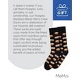 thumbnail image 7 of MeMoi Men's Tasty Hoagies Bamboo Blend Novelty Crew Sock - Mens - Male, 10-13, Black, 7 of 7