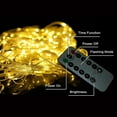 thumbnail image 5 of DAYBETTER Window Curtain Light,USB Plug-in Fairy Lights with Remote for Bedroom,Wedding,Christmas(Warm White), 5 of 7