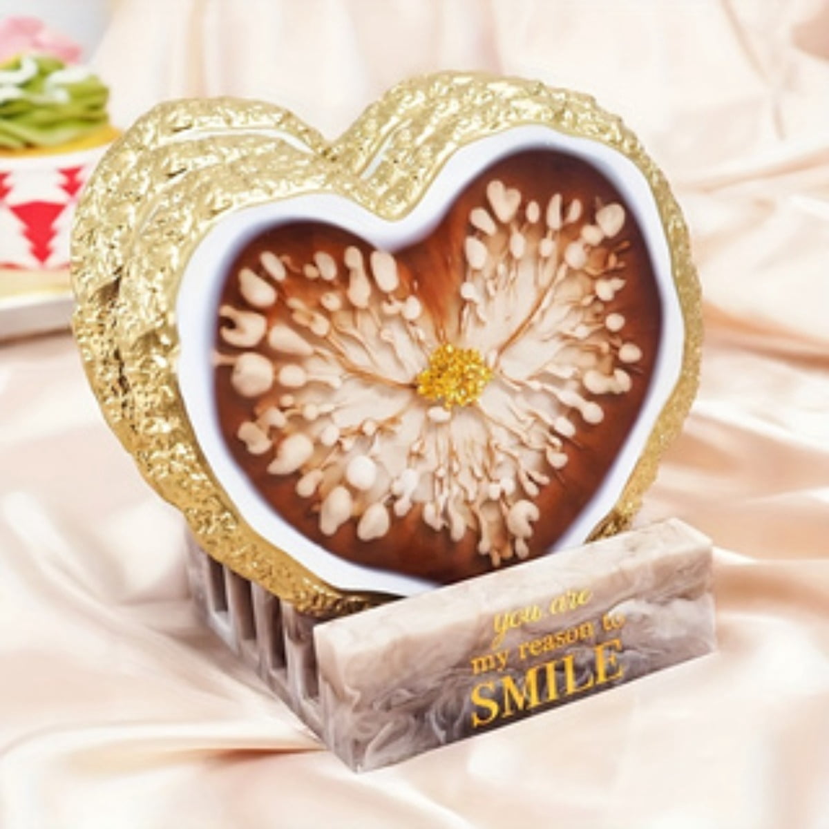 4 Pieces Heart Coasters Resin Mold Set - Resin Casting Molds for DIY Epoxy Crafts, Home Decor, Coasters, Silicone Molds with Storage Boxes for Easy Organization and Reuse (with Cup Holders)