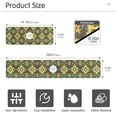 thumbnail image 3 of Yayeee Faucet Mat for Kitchen Sink 14.7" Diatomite Long Splash Guard Pad, Geometric Patterns, 2 Pack, 3 of 7