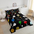 thumbnail image 4 of Erosebridal Colorful Vinyl Record Bedding Todder Comforter Set, 70s 80s 90s Music Down Comforter, Reversible 2 Pieces, 4 of 8