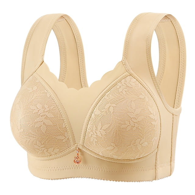 Bra Cover for Women with Gathered Lace Back and Side Support for Plus Size, Nylon-Spandex Blend, Hand Wash Only, 1 PC