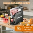 thumbnail image 6 of PRIJESSE Slushie Machine 70 oz, Slushy Machine for Home, 6 Preset Programs, Quiet Operation, LED Display, Auto-Clean, No Ice Needed,Perfect for Milkshakes, Frappes and More, 6 of 7