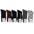 thumbnail image 2 of 12 Pairs Mens Dress Socks Colorful Patterned Happy Crew Lightweight Socks 10-13, 2 of 4