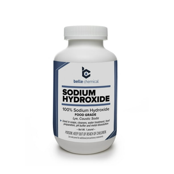 Belle Chemical Sodium Hydroxide Pure Food Grade Caustic Soda Lye 1 Pound Walmart Com Walmart Com