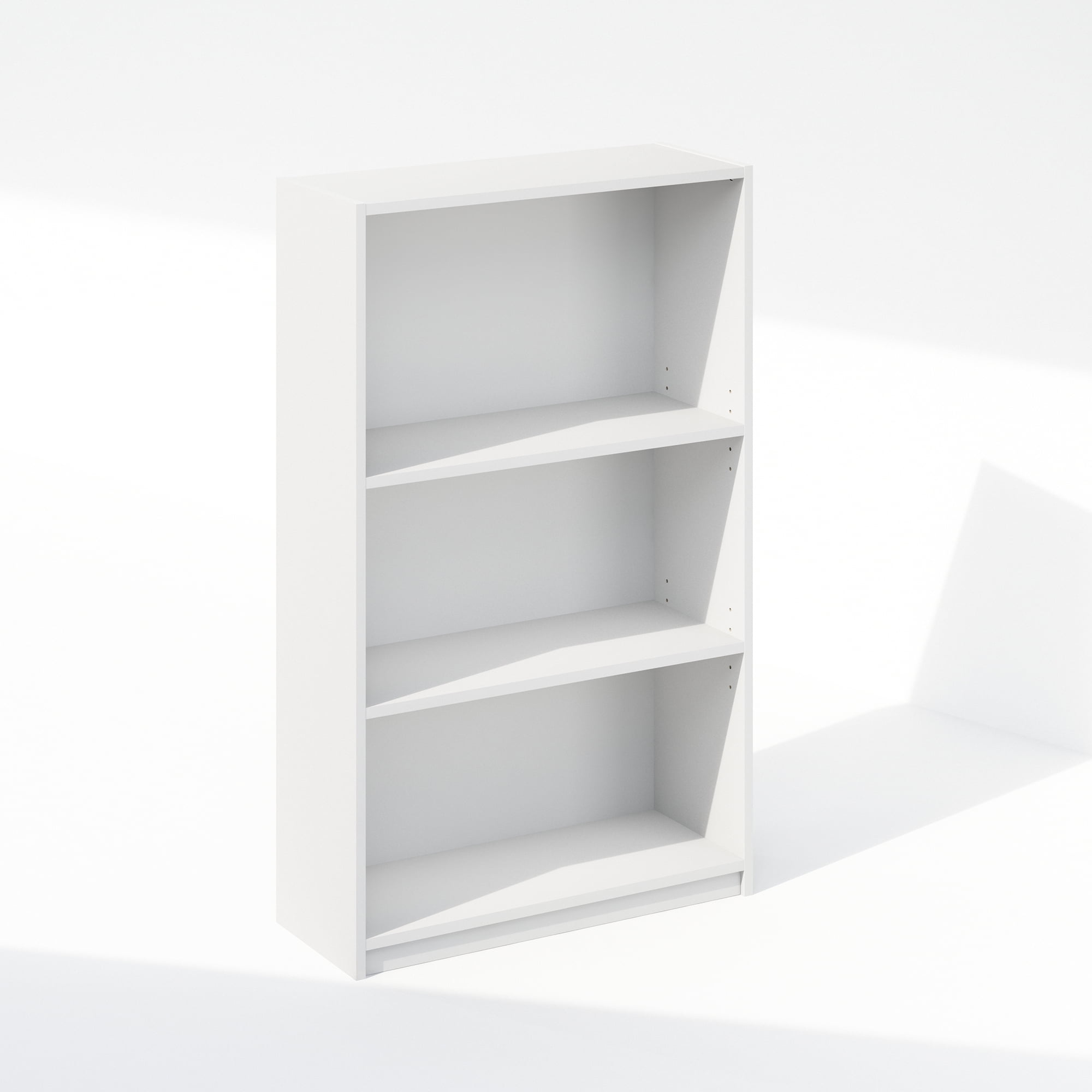 Furinno Reed 3-Tier Multipurpose Adjustable Shelf Clothing & Closet Storage Organization, White