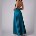 thumbnail image 7 of Gubotare Women's Prom Dress with Slit Satin Bridesmaid Dresses Long Evening Formal Party Gown (Blue,S), 7 of 7