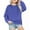 Blue, variant on Ashirexll Girls Sweatshirt, Kids Sweatshirts, Boys and Girls Sweatershirt Long Sleeve Round Neck Pullover Solid Color Fleece Top
