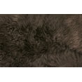 thumbnail image 2 of 4" X 6" X 2" Chocolate Quattro Sheepskin Area Rug, 2 of 2