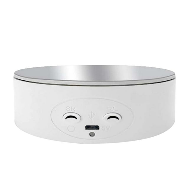Présentoir Tournant Photo pour Produits Électroniques Blanc1
