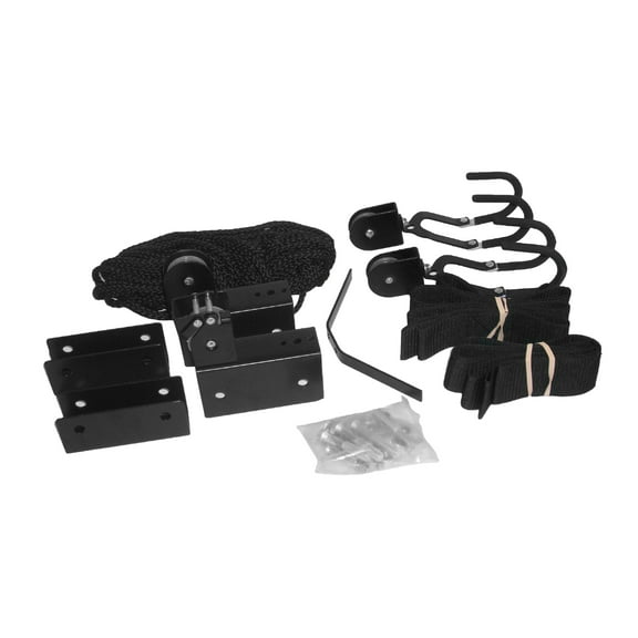 Attwood 11953-4 All-In-One Hoist System for Kayaks, Canoes and Bikes, Black Finish