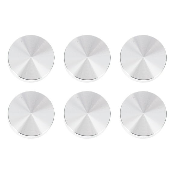 6pcs Glass Table Tops Disc Hardwares Aluminum Disc 30mm Thick Aluminum Discs