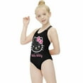 thumbnail image 3 of Hello Kitty Girls One Piece Swimsuits Hawaiian Summer Swimwear Beach Bathing Suit Outfits, 3 of 7