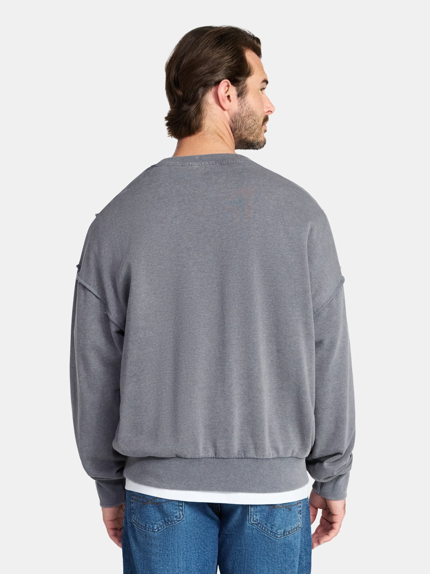 Def Leppard Men's Crewneck Sweatshirt with Long Sleeves, Sizes S-3XL