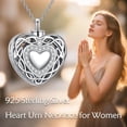 thumbnail image 6 of SISGEM Filigree Dog Paw Urn Locket Necklace 925 Sterling Silver Print Pet Urn Necklace for Ashes Engraved Personalized Cremation Jewelry Pictures Keepsake Memorial Gifts for Women Men, 6 of 10