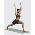 thumbnail image 4 of CRZ YOGA Butterlift Square Neck Sports Bras for Women Wireless Racerback Workout Yoga Top Non Padded, 4 of 5