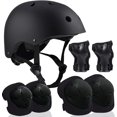 thumbnail image 1 of Casco ZLEIOUY ajustable para niños y niñas con equipo de protección, 1 of 7
