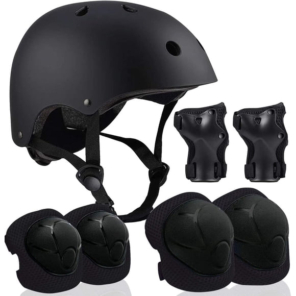 Casco ZLEIOUY ajustable para niños y niñas con equipo de protección